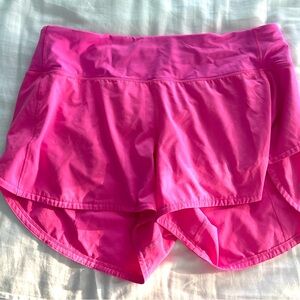 Size 10 Lululemon shorts, zipper back
